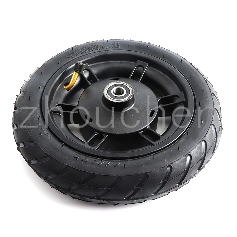 8.5 Inch Drum Brake Air Wheel 8 1/2x2 Inflated Tire With Hub Braking 1800/1450/1200mm Cable For Electric Scooter Cart