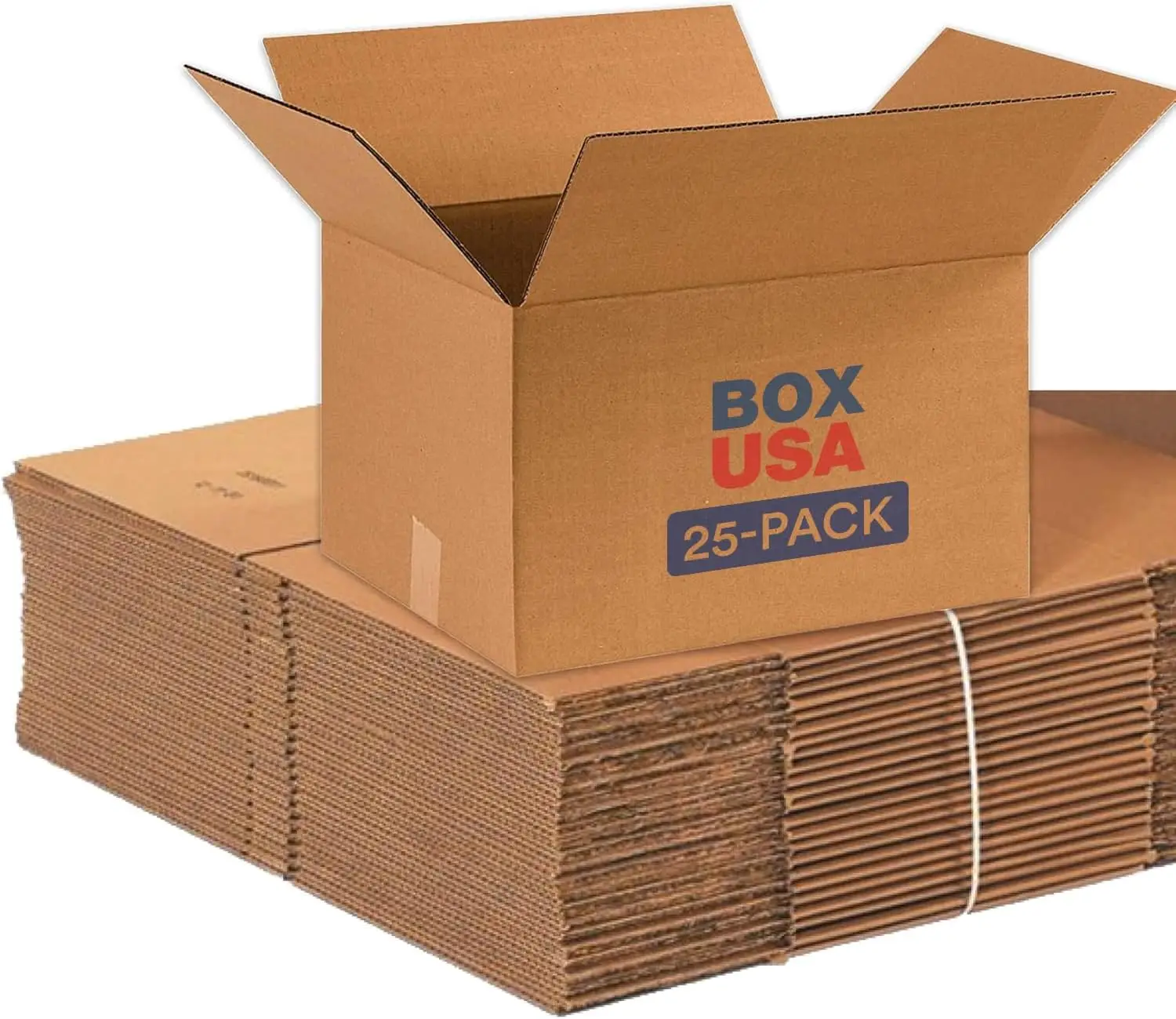 

Medium Corrugated Cardboard Boxes 16x13x10 Inches, 25-Pack for Shipping, Moving, and Storage