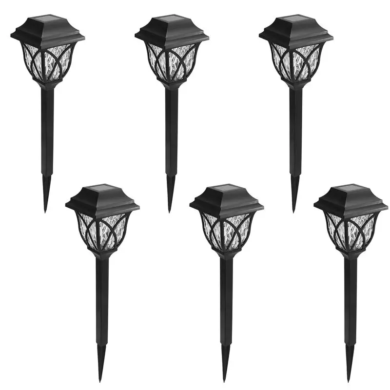 AS63-Solar Garden Lights Retro Antique Grid Lights Solar Garden Lights Outdoor Garden Lights Inserted Atmosphere Lights Shadow L