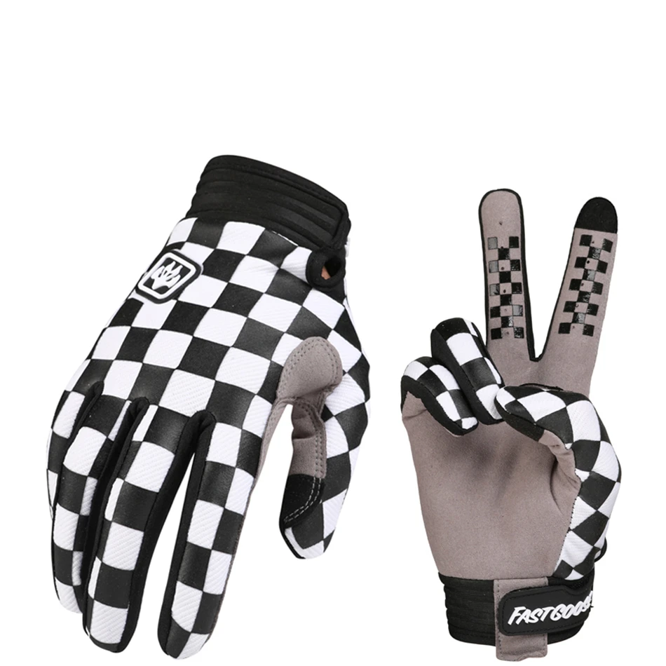 

Retro Motocross Racing Gloves, Breathable Off-Road Gloves for Motorcycle, MTB, BMX & ATV Cycling