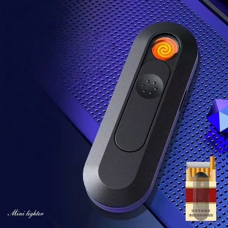 

Mini Portable Tungsten Wire Lighter Type-C Rechargeable Lighter Personalized Fashion Men's Small Tool Cigarette Accessories