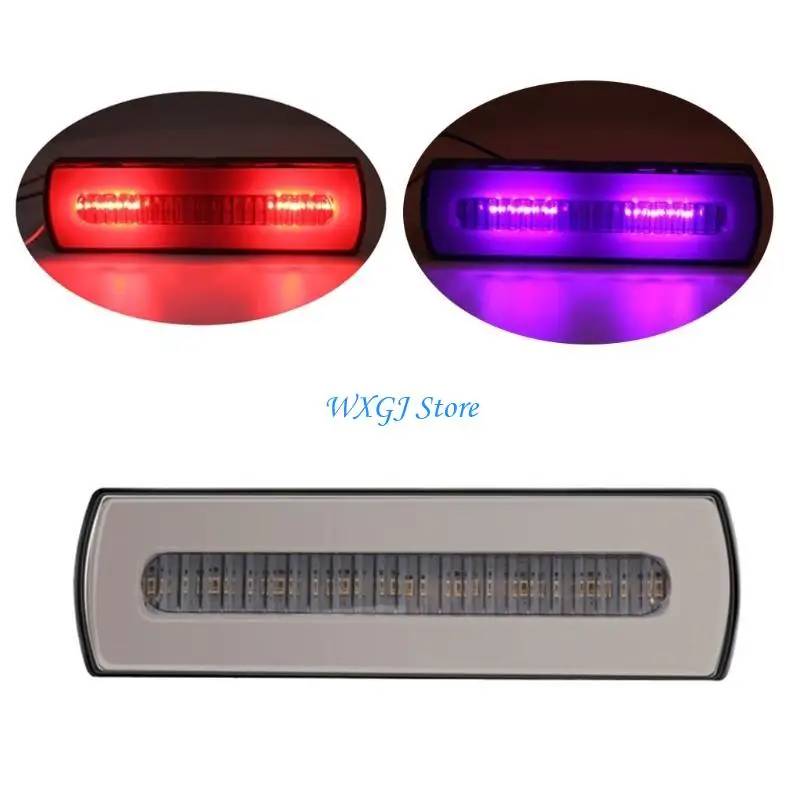 

37JE Universal Rear Tail Light Car Brake Stop Lights Strips 40LED Fog Light Two-color Lamp Safety Lamp