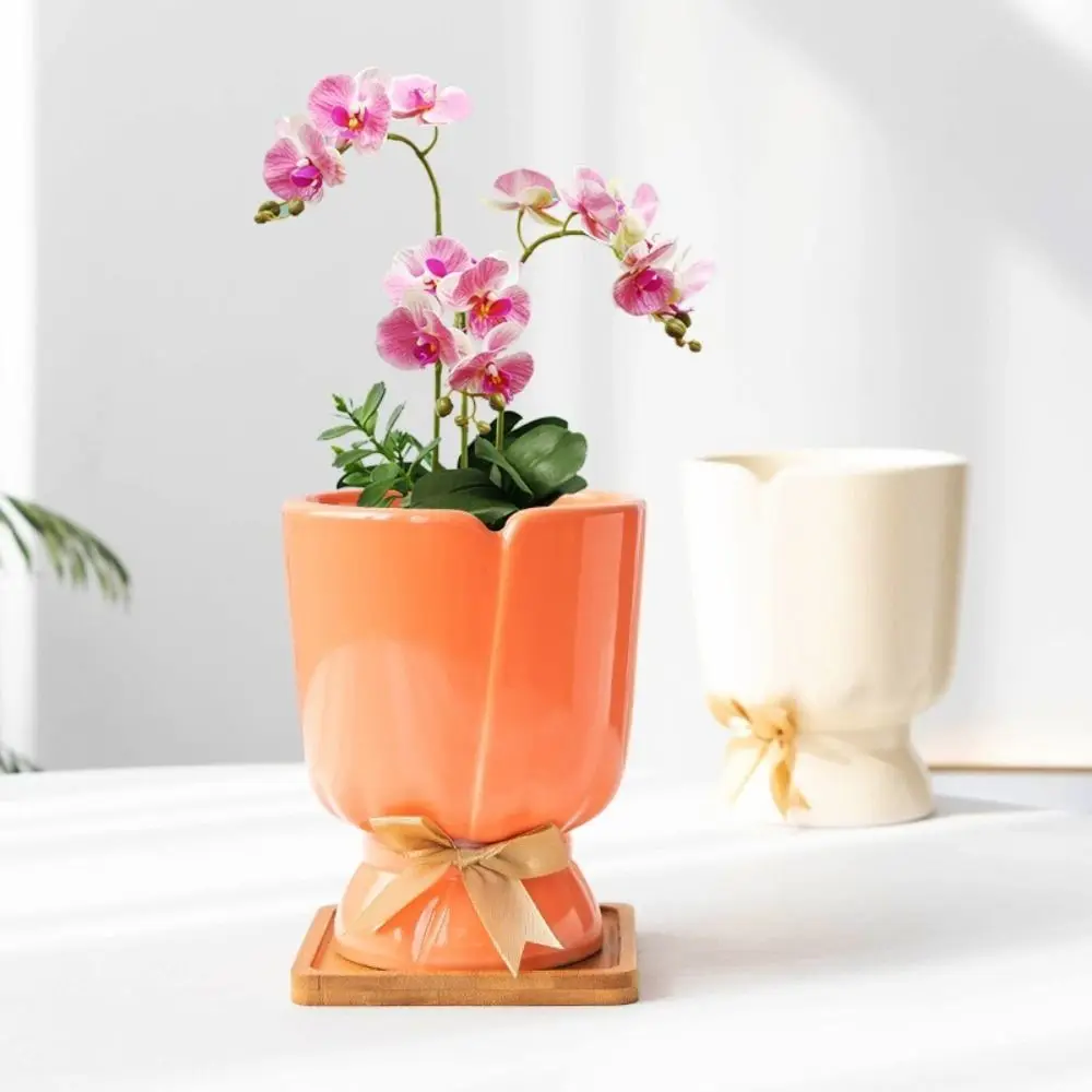 

Форма букета Букет Лук Ваза Настольный Декоративный Креативный Керамический Цветочный Горшок Скандинавский Стиль Современный Настольный Орнамент Ваза Для Цветов