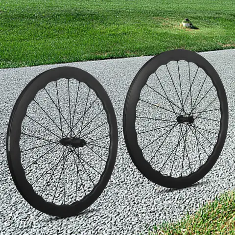 Ultralight 1505g 700C 5045mm Road wheel 36T Ratchet  System HUB Road Disc brake Carbon Wheelset  Wing 24 Spoke For Racing Bike