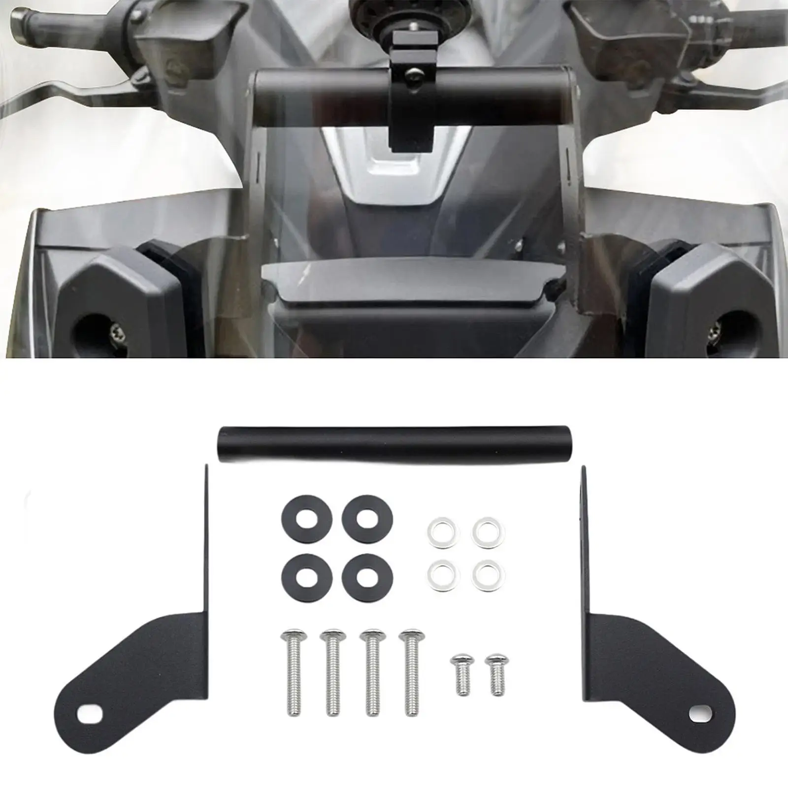 

Motorcycle Phone Holder Simple Installation Accessories Replacement Navigation