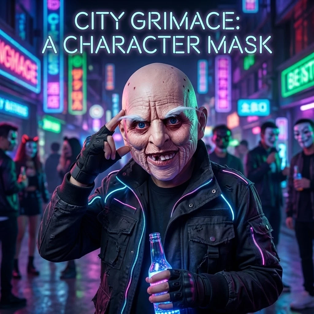 Máscara de Látex Ultra Realista de Hombre Calvo y Mayor con Dientes Faltantes, Accesorio Profesional para Disfraz de Halloween, Cosplay de Terror, Cabeza Completa