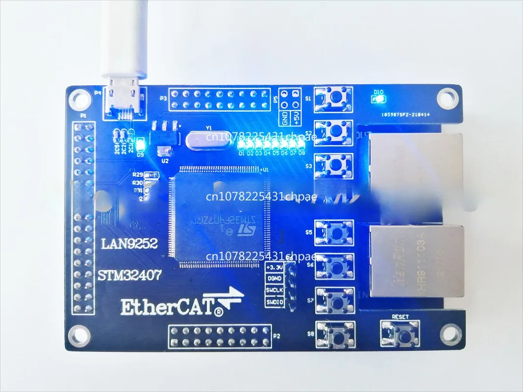 Placa de desarrollo LAN9252 Slave LAN9252, EtherCAT Slave 16IO CIA402