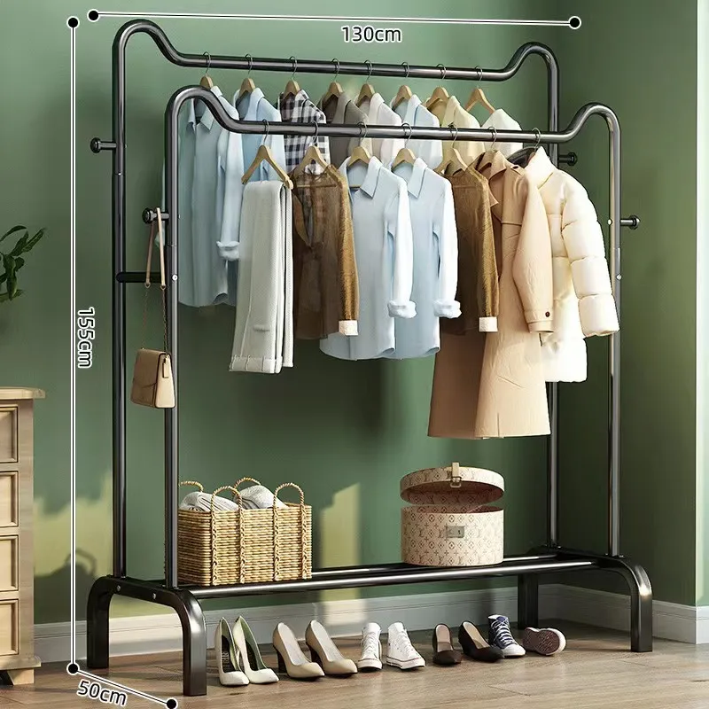 رف الملابس القط الأذن الكربون الصلب صندوق تخزين ملابس شماعات شماعات معدنية عرض أثاث غرفة المعيشة التخزين المنظم الحديثة 50