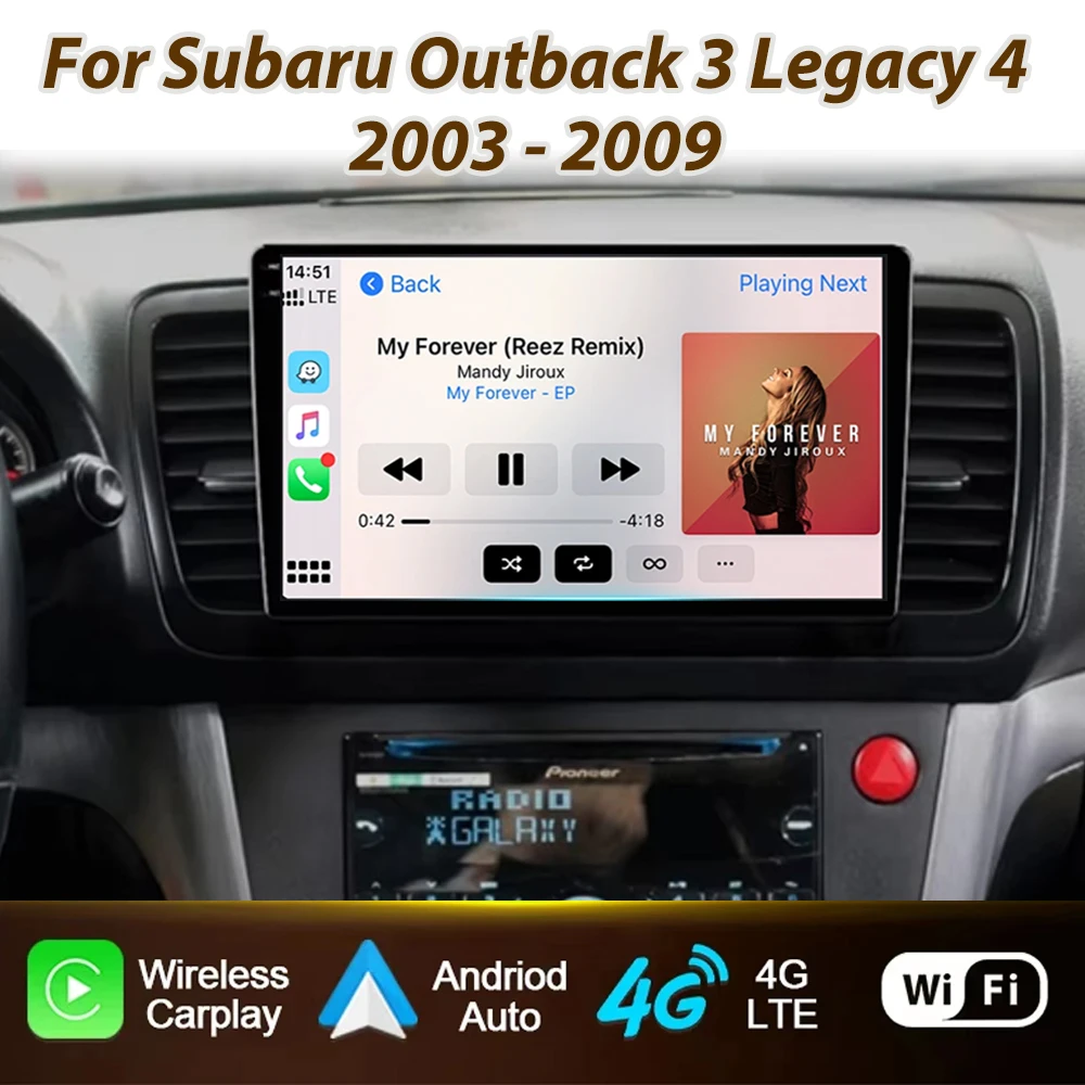 

Car Radio For Subaru Outback 3 Legacy 4 2003 - 2009 Android Multimedia Video Player GPS Navigation Car DVD Head Unit QLED Screen