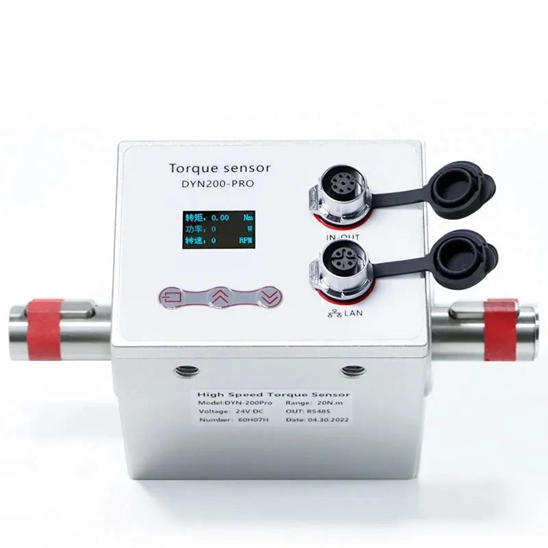 High Precision 0.5-2000Nm Dynamic Torque Sensor Load Cell, 10000rpm with Display for Motor Testing