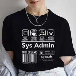 Women Tshirt Tops Computer System Administrator Core CPU Pc Coder Geek Computer Science T Shirt Clothing Women T-Shirt Tees Tops