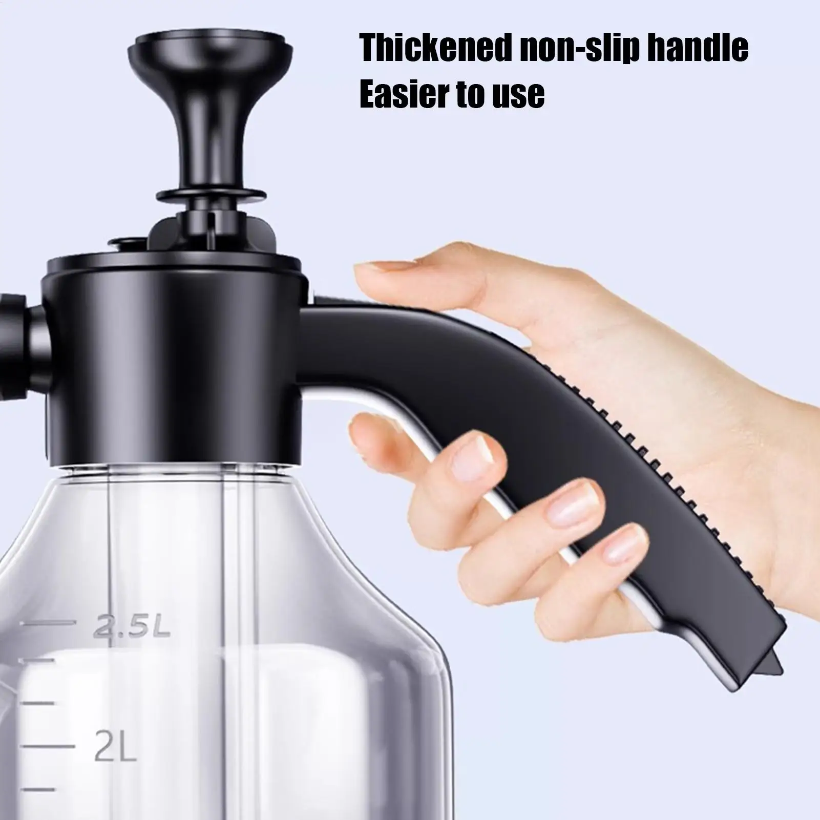 

500g Foam Sprayer Car Wash Hand-held Foam Watering Can Air Pressure Sprayer Plastic Disinfections Water Bottle Car Cleaning Tool