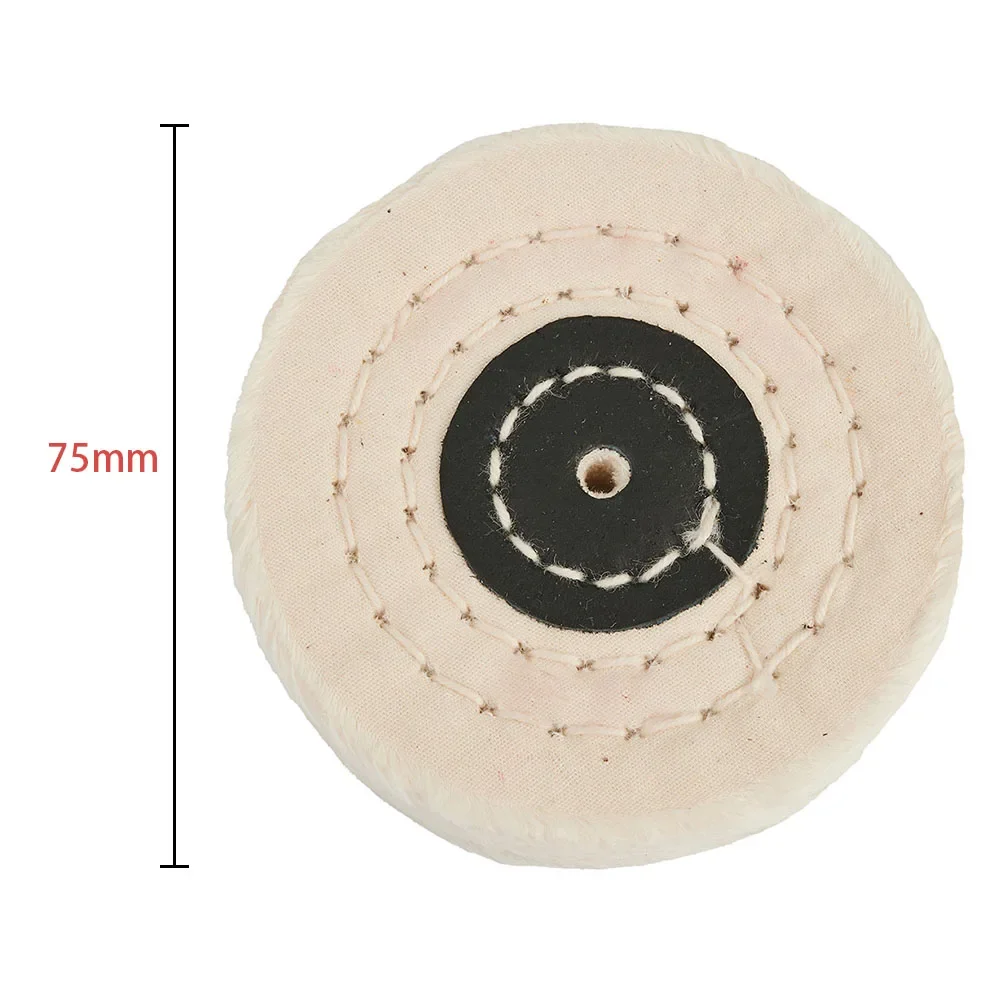 Imagem -02 - Pano Lustrando Polimento Roda Arbor Buffer Polonês Grinder Pad Mat Branco Ouro Prata Jóias Espelho 28
