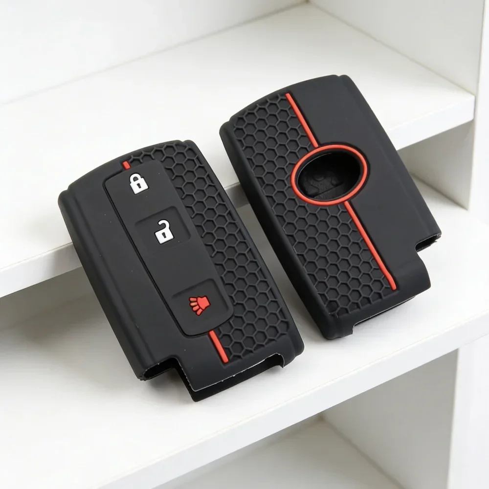 Silicone Car Remote Key Cover Key Fob Accessories Case Shell for TOYOTA Corolla Verso 2004 2006 2007 Prius Gen 20 2005 2008