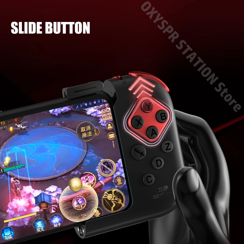 وحدة تحكم ألعاب الهاتف المحمول Betop BEITONG G3 BT Gamepad، امتصاص مغناطيسي لنظام Android لـ HarmonyOS، مفاتيح ميكانيكية