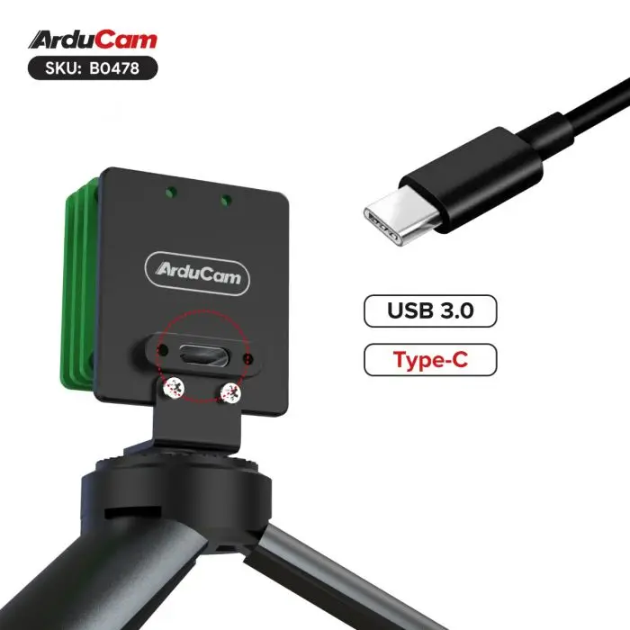 2026 New Arducam IMX586 48MP Plastic USB 3.0 Motorized Focus Camera Module