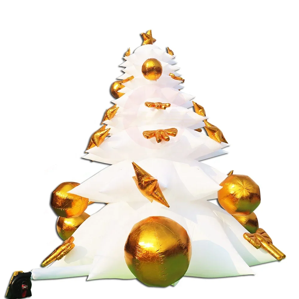 

Giant 6m/8m/10m Inflatable Christmas Tree Inflatable Santa Tree Balloon With Air Blower