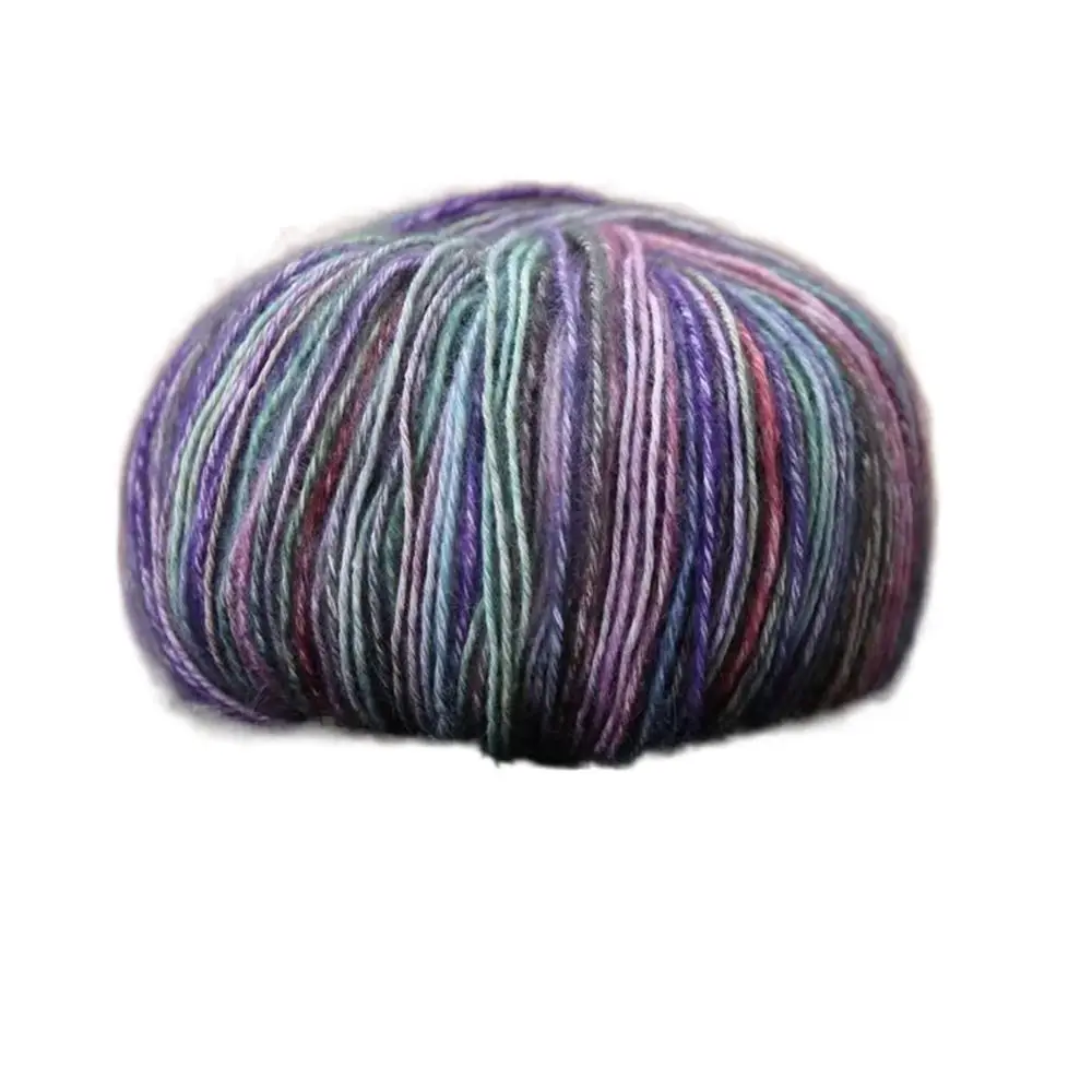 Premium Super Soft Knitting Wool Yarn Manual Multicolored Hand Knitting Yarn Medium Thick No Fading Crochet Thread Yarn Blanket