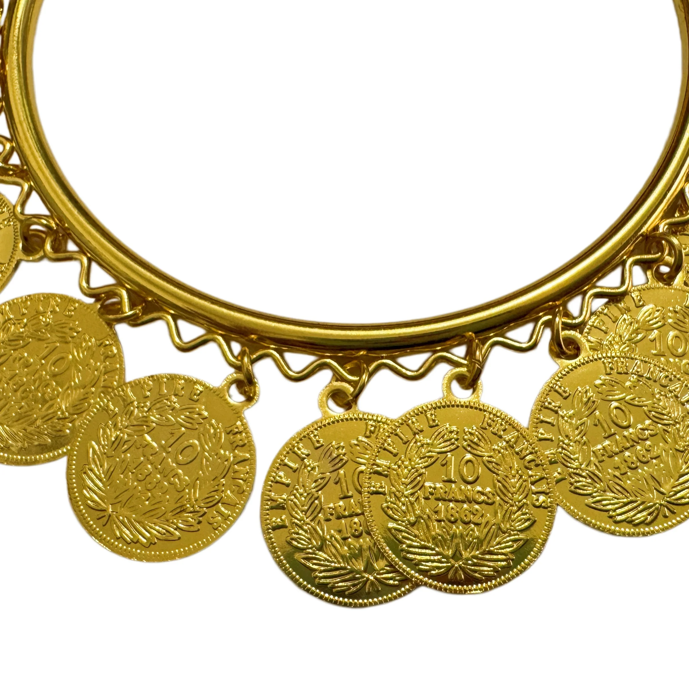 Mode Gouden Legering Munten Kw - Ethnic Fashion Co In recensie en prijs
