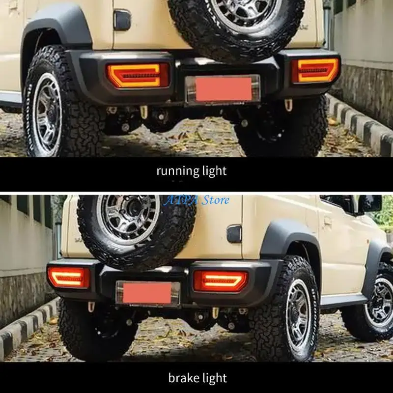 

U13C 2PCS LED Tail Stop Lamp for Jimny 2019 2020 2021 2022 Rear Parking Brake Turn Reflector Taillight Car Accessories