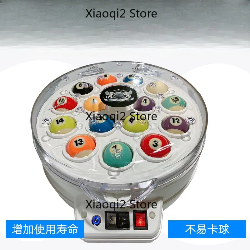 220V Cue Ball Washer, Billiard Ball Cleaner, American 8-Ball & Snooker Billiard Washer Accessories