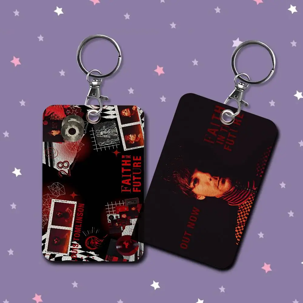 المغني L-Louis T-Tomlinson الكرتون بطاقة المفاتيح أنيمي موضة قلادة حقيبة معرف بطاقة الباب حافظة حافلة بطاقة لطيف الكبار هدية عيد ميلاد #5