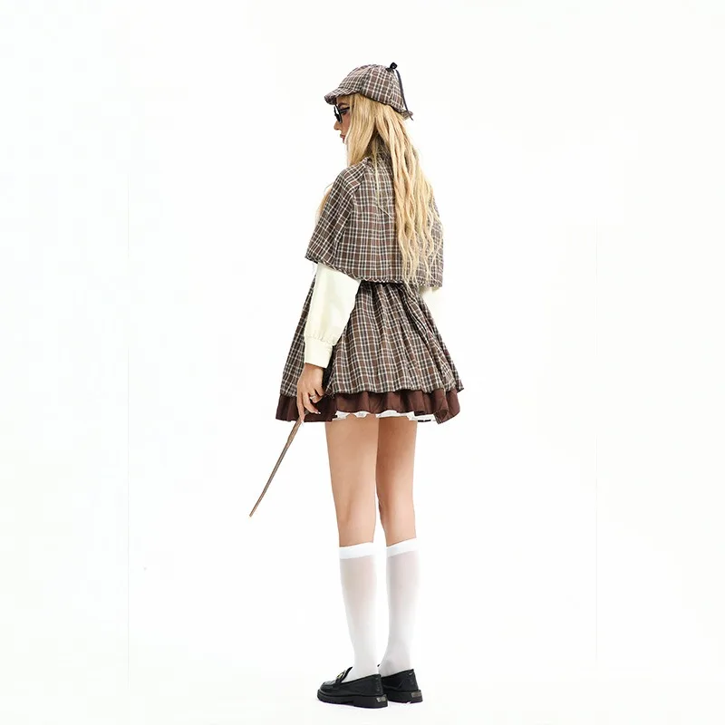 زي الهالوين للبالغين 2025 - زي المحقق البريطاني التنكري