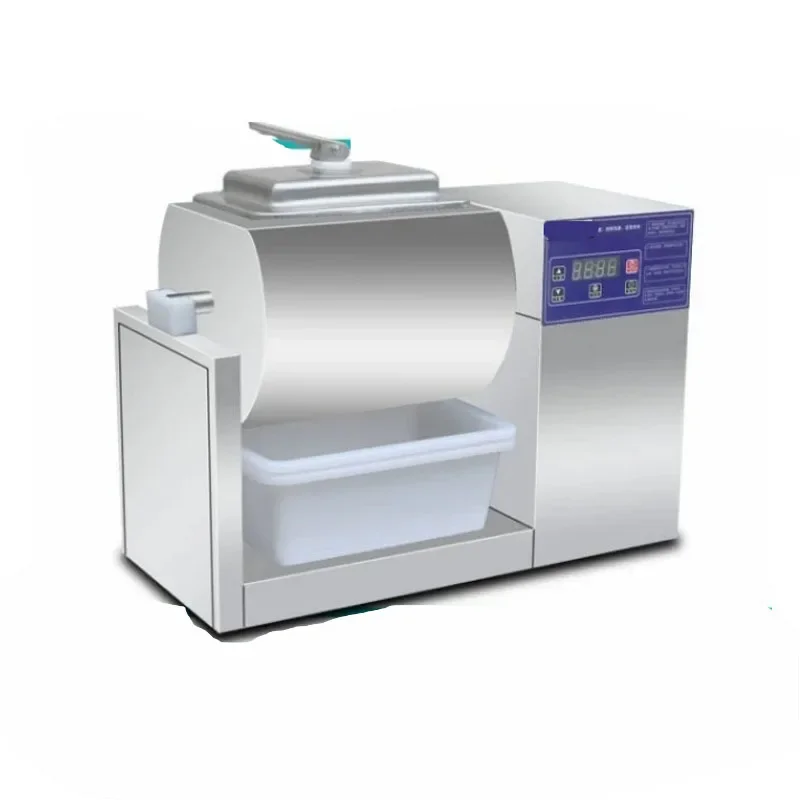 

Electric Meat Tumbler Marinator Digital Timing Marinating Machine Stainless Steel Pickling Machine for Chicken Beef Vegetables