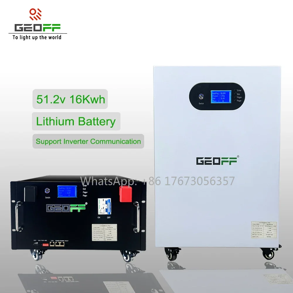 10000 Cycle 15 Years 51.2V 320AH CATL 16kw Solar Lithium Battery System Lifepo4 Energy Storage Battery With DEYE Bms