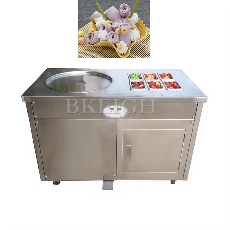 Commercial Multifunctional Stir Fried Yogurt High-Yield Deep Fried Ice Cream Roll Machine