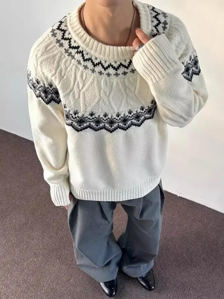 

Мужской вязаный свитер с круглым вырезом Ne Tassel Heavyweight с небольшим воротником Base irt Cleanfit Повседневная одежда из полиэфирного волокна Long Sve