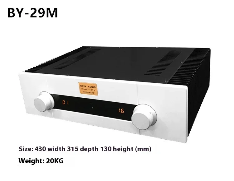 Amplificador AMXEKR Referência Goldmund 29m 150W * 2 Classe A e B HiFi Amplificador de potência de áudio doméstico de última geração com controle remoto