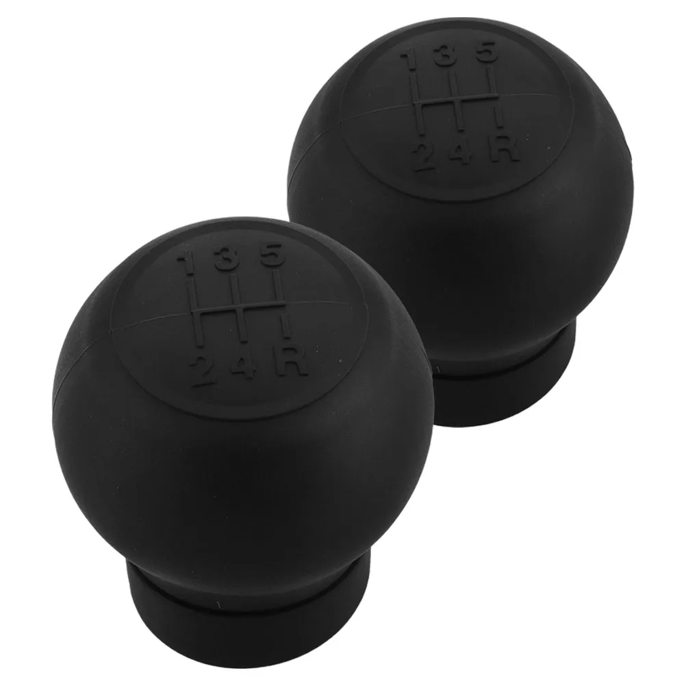 

2Pcs Universal Gear Shift Cover Silicone Car Shift Knob Protector Ergonomic Round Design Manual Transmission Shifter Handle
