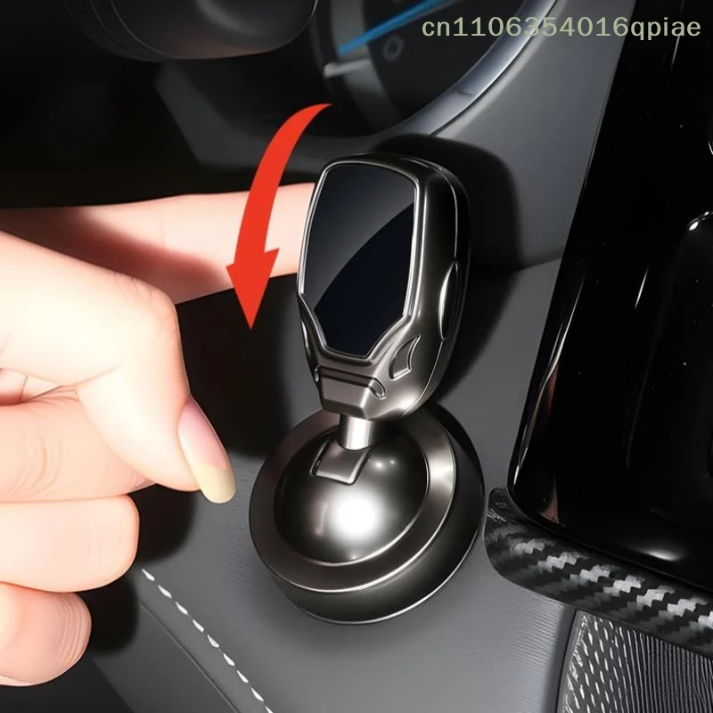 1Pcs Car Push-to-Start Rocker Lever Car Start Button Joystick Creative Ignition Switches Protective Cover Automotive Accessory