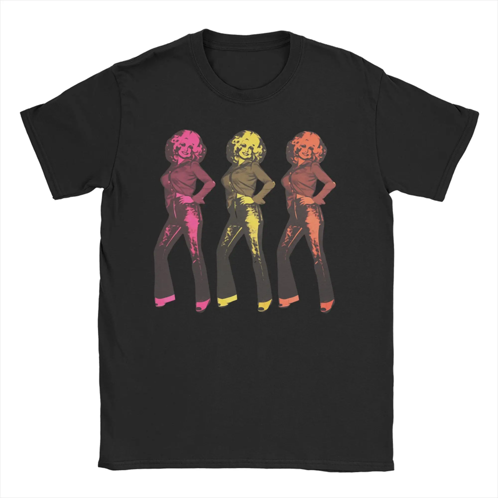 Fashion Dolly Parton Singer T-Shirts Men Women Crew Neck Pure Cotton T Shirts Short Sleeve Tee Shirt Plus Size Clothes
