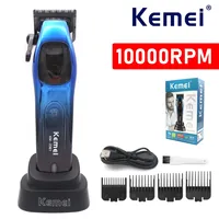 Kemei 2361 10000RPM Professional Men's Hair Clipper Magnetic Motor DLC Blade with Base Charger Hair Trimmer Hair Cutting Machine