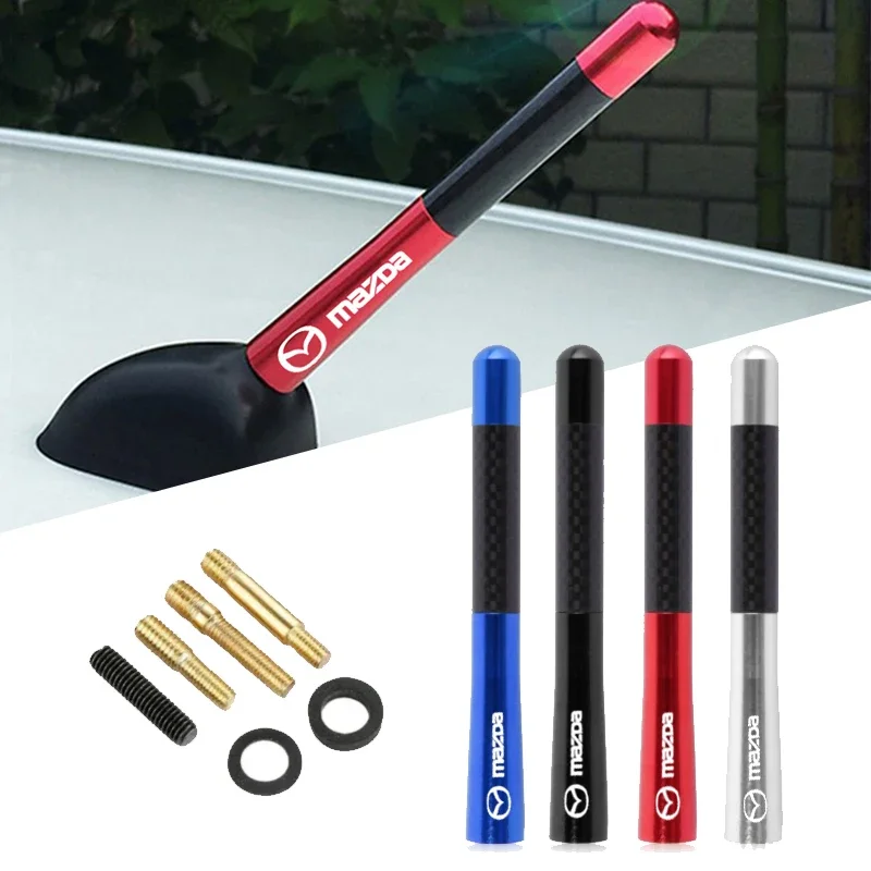 

12CM Carbon Fiber Car Roof Radio Antenna for Mazda 3 6 7 ATENZA AXELA CX-3 CX4 CX5 CX8 Dewio Signal Aerial Accessories Universal
