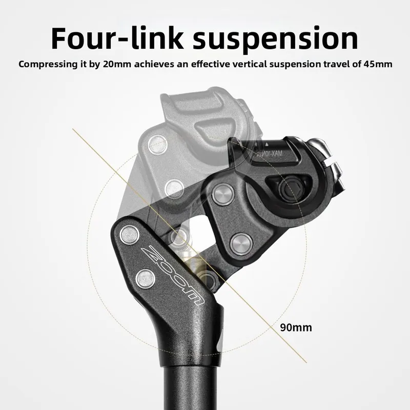 ZOOMXinlong bicycle shock-absorbing seatpost with connecting rod30.9/31.6Mountain bike shock absorber seatpostXCOff-road vehicle