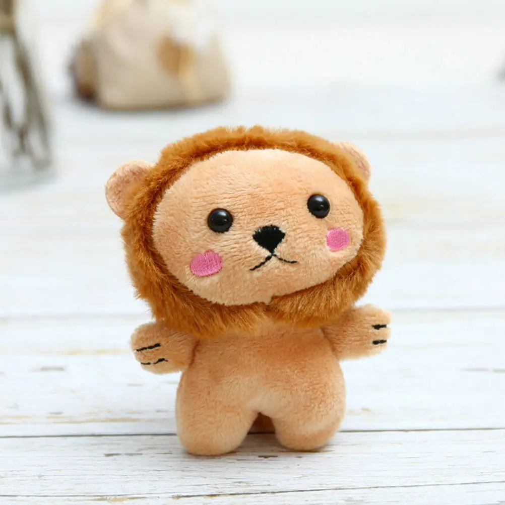 

2Pcs Keychains Lovely Soft Key Rings Decorative Bag Charm Key Hanging Ornament Children Gift Accessory Backpack Pendants