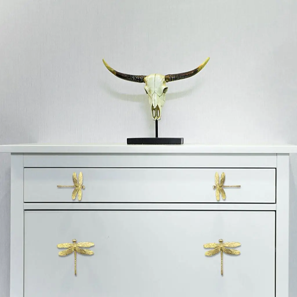 2–3 Stück Libelle Messing Möbelgriffe Knöpfe Hardware