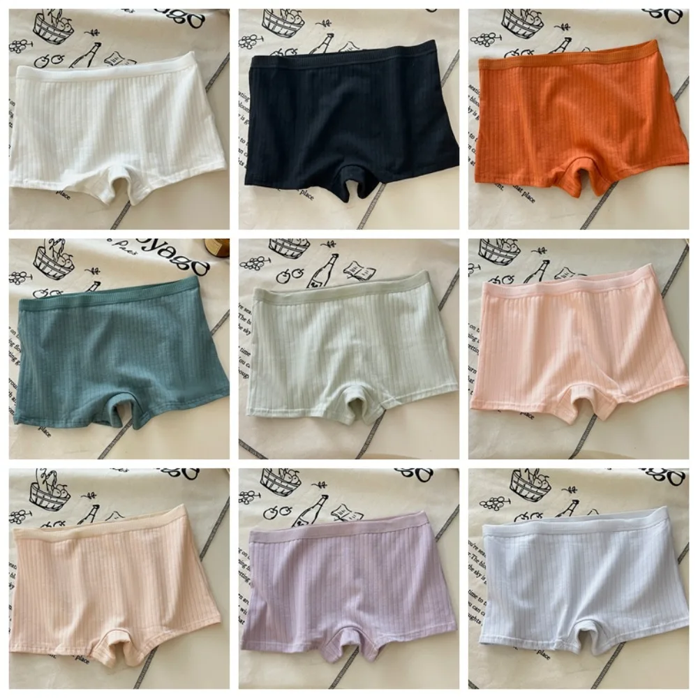 

4Pcs Traceless Women Panties Set Underwear Female Lingerie Cotton Briefs Comfortable Low Waist Safety Trousers Brief