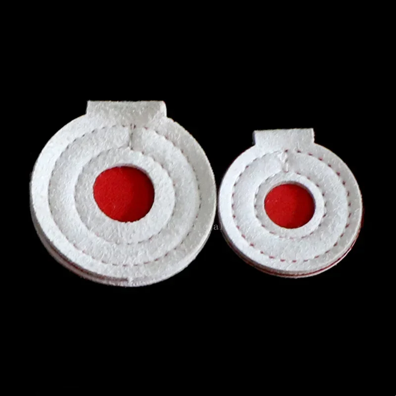 2/4/8pcs Slingshot Bullseye 3-8cm Microfiber Material Training Shooting Target Slingshot Targets Bullseye Hunting Acessories