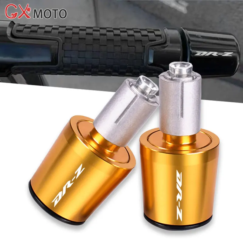 

For SUZUKI DRZ 125 250 400E 400 SM 2005-2021 DRZ400SM DR-Z 400 Motorcycle CNC Handle Bar Handlebar Grips Cap End handle Plugs