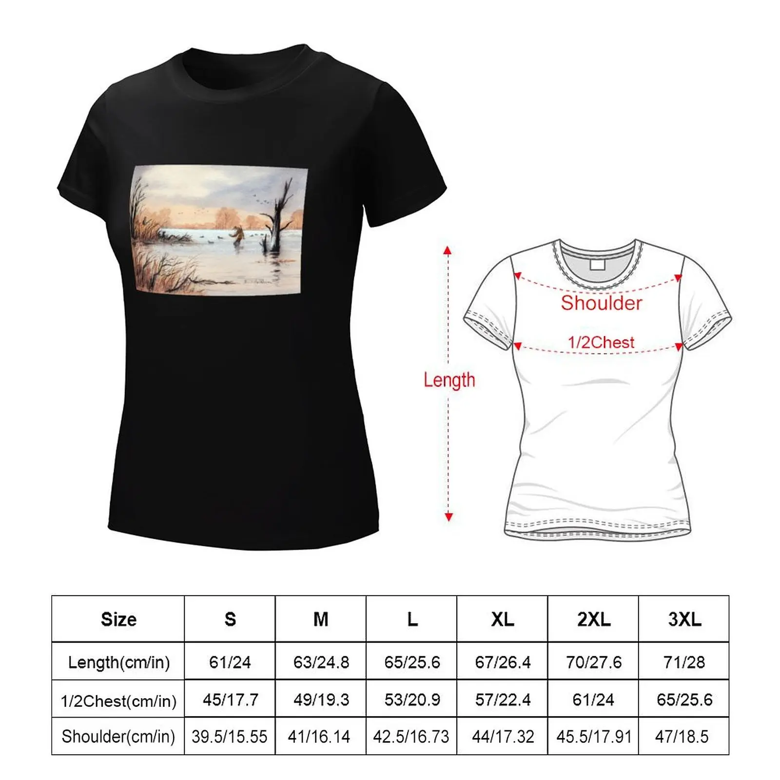 Setting Out The Decoys I T-Shirt Short sleeve tee shirts graphic tees t shirts for Women graphic