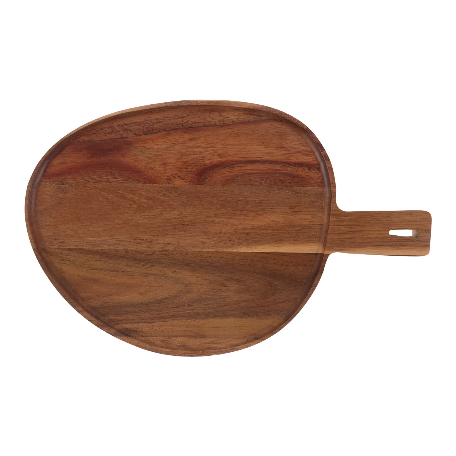 Поднос для пиццы из дерева акации, сервировочная доска для ресторанов, стейк, суши, барбекю, деревянное блюдо в деревенском стиле, тяжелое Поднос для пиццы из дерева акации, сервировочная доска для ресторанов, стейк, суши, барбекю, деревянное блюдо в деревенском стиле, тяжелое