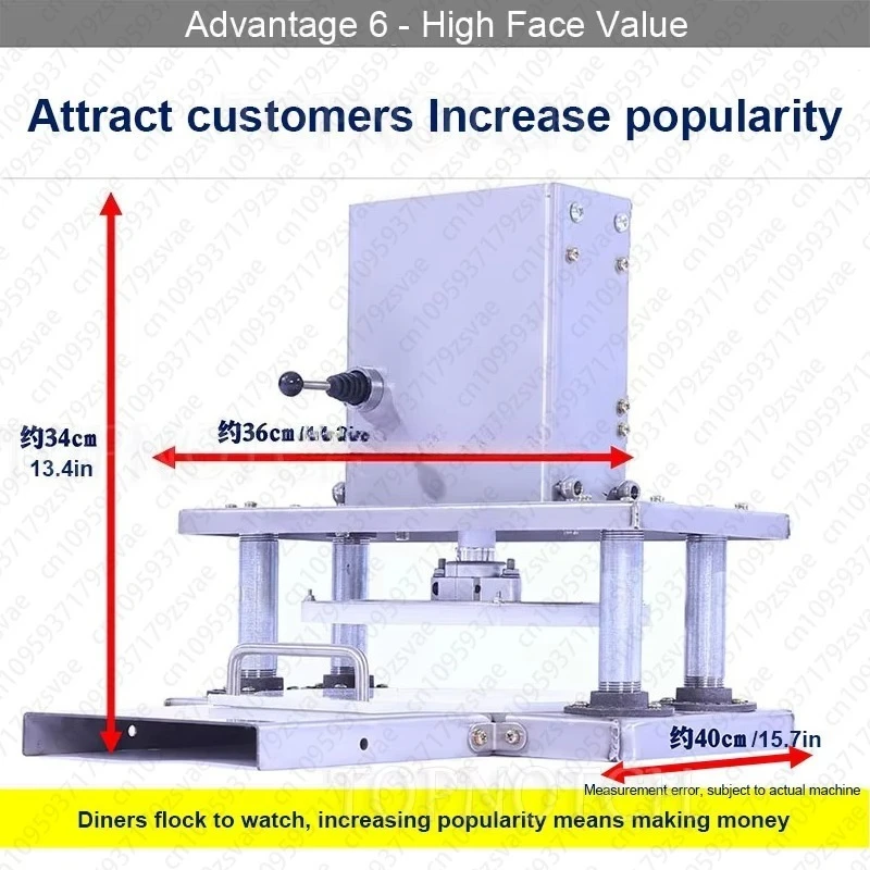Electric Noodle Press Leather Tablet Press Pizza Tortilla Seat Machine
