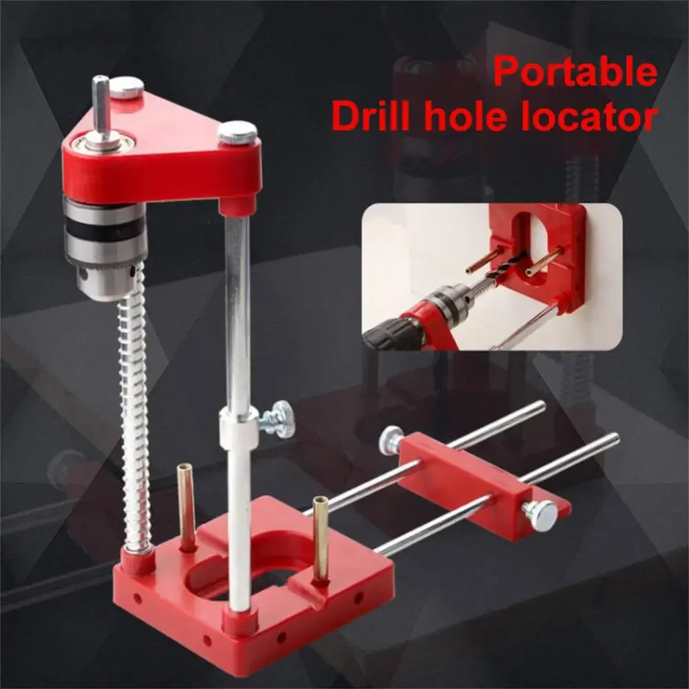 Imagem -04 - Drill Punch Locator For Home Economia de Trabalho Conveniente Disposição Guia Broca Modelo de Perfuração para Madeira Ferramenta Guia