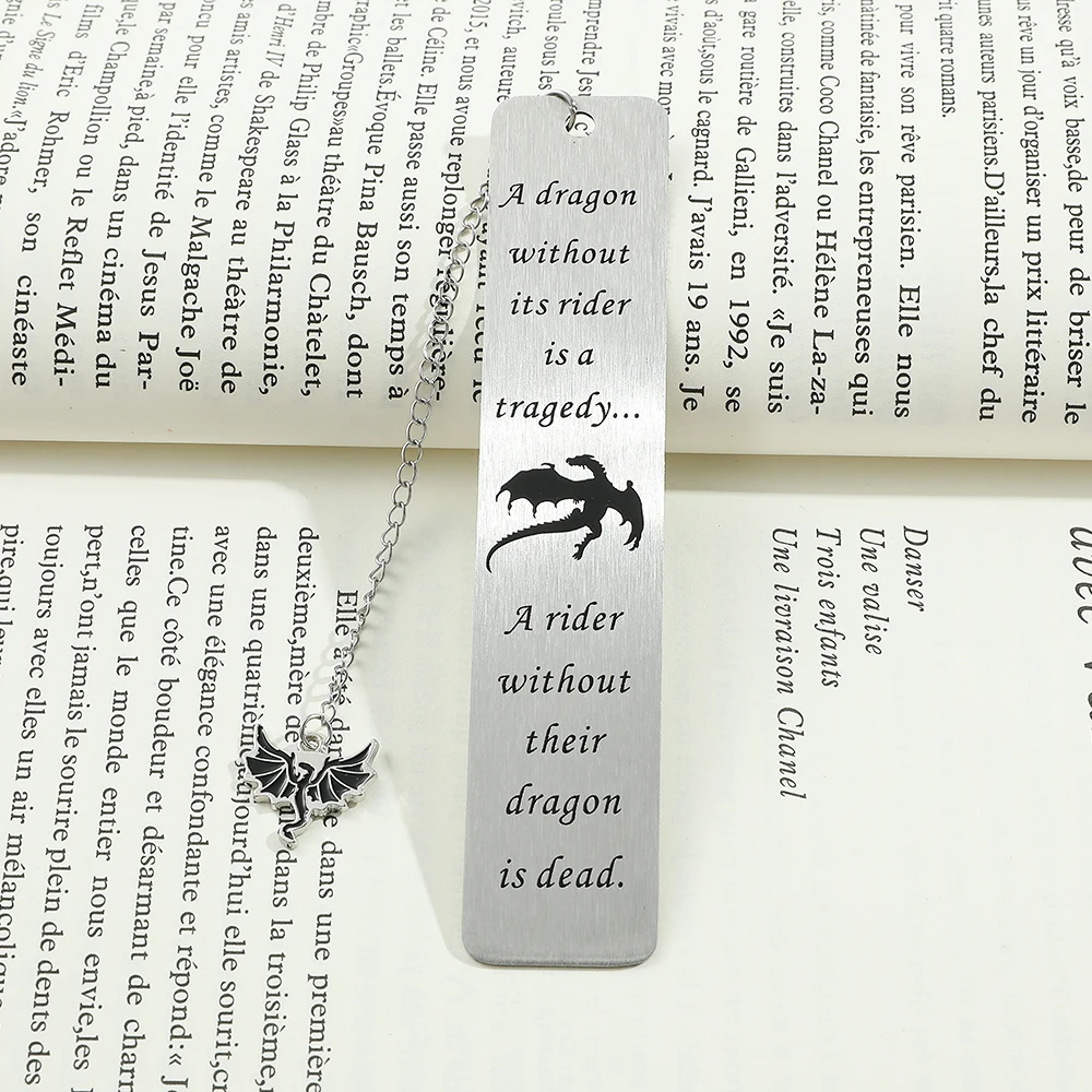 1pcs Engraved Dragon Book Mark Reading Marks Metal Bookmarks Book Lovers Collection School Supplies Gifts for Friends Teachers