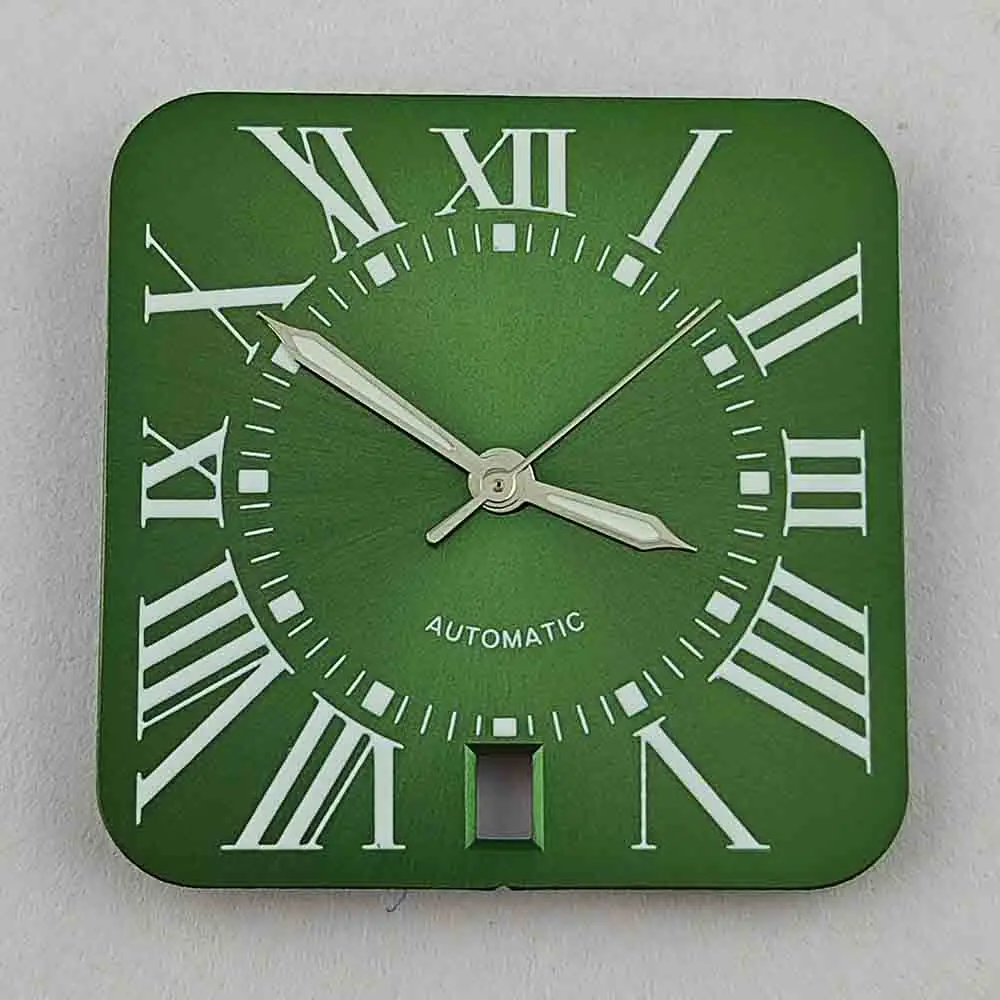 Nuovo puntatore NH35 quadrante quadrato NH35 da 27 mm adatto per movimento NH35 quadrante NH35 accessori lancette NH35