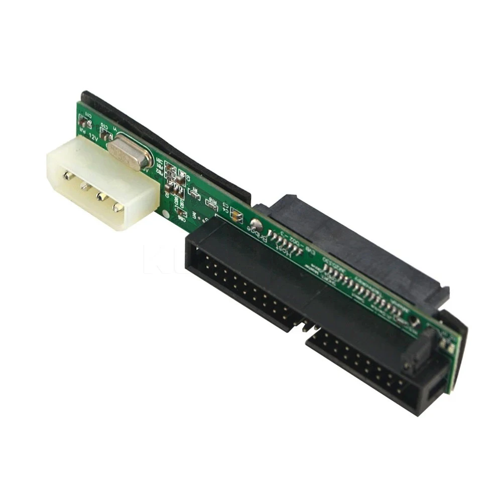 Adapter KEBIDUMEI SATA na IDE, konwerter 2.5 SATA żeński na 3.5 cala IDE męski, 40-pinowy port, obsługa ATA 133 100 HDD CD DVD Serial — zdjęcie produktu 5